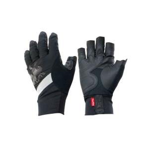 KAPELMUUR ERGOGRIPxKAPELMUUR  指先カットグローブ ブラック KPGS079 バイク 自転車 グローブ ブラック