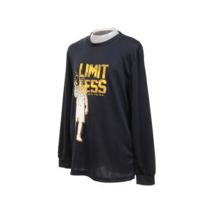 s.a.gear エスエーギア ジュニア21FWグラフィック長袖Tシャツ SA-F21-003-035 バスケットボール ジュニア 長袖Tシャツ ボーイズ ネイビー セール