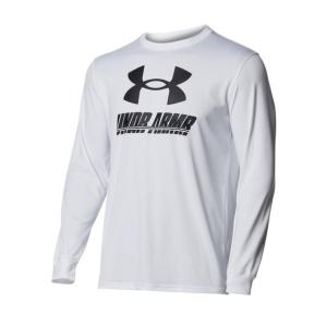 アンダーアーマー バスケットボールウェア テック ロングスリーブ Tシャツ ビッグロゴ 1368855 100