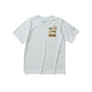 Columbia コロンビア グリズリーリッジショートスリーブグラフィックシャツ AB1844-100 トレッキング アウトドア カジュアル ジュニア WHITE PATCHY PRINT...