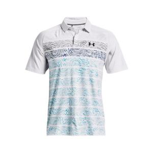 アンダーアーマー UNDER ARMOUR UA ISO-CHILL POLO ＜PSYCH STRIPE＞ ゴルフウェア シャツポロシャツの商品画像