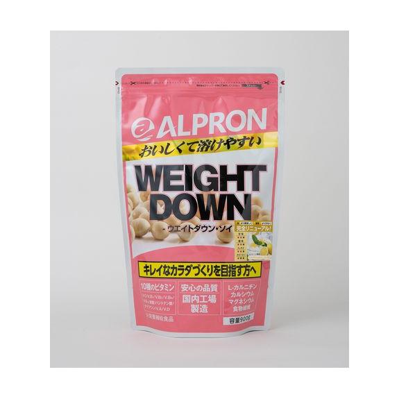 アルプロン ALPRON ALPRON ソイプロテインウェイトダウン レモンヨーグルト風味 900g...