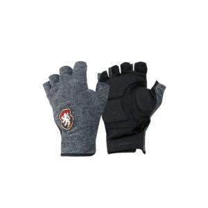 KAPELMUUR パイル地ショートグローブ  メランジグレー KPGS076 バイク 自転車 グローブ メランジグレー セール