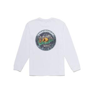 タラスブルバ TARAS BOULBA ヘビーコットンロングTシャツ トレッキング アウトドア 長袖Tシャツ メンズ ホワイト TBM-F22-014-041 WHT