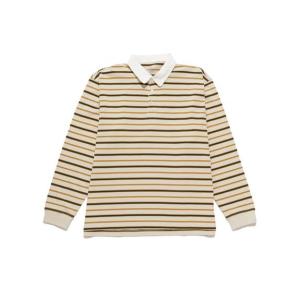 タラスブルバ TARAS BOULBA マルチボーダーラガーシャツ トレッキング アウトドア 長袖シャツ メンズ オフホワイト/モスグリーン TBM-F22-014-042 WHMG