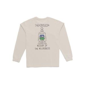 タラスブルバ TARAS BOULBA ヘビーコットンロングTシャツ トレッキング アウトドア 長袖Tシャツ メンズ ベージュ TBM-F22-014-044 BEG