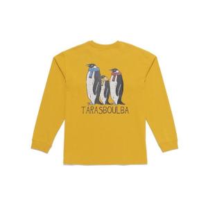 タラスブルバ TARAS BOULBA ヘビーコットンロングTシャツ トレッキング アウトドア 長袖Tシャツ メンズ マスタード TBM-F22-014-047 MSD