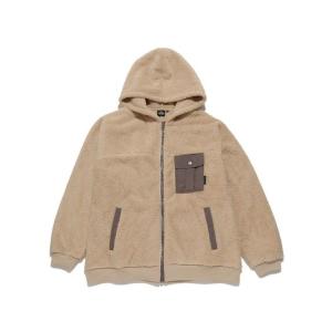タラスブルバ TARAS BOULBA 防風フリース ジップパーカー トレッキング アウトドア フリース メンズ ベージュ TBM-F22-014-110 BEG