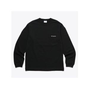 コロンビア Columbia ヤングストリートロングスリーブクルー トレッキング アウトドア 長袖Tシャツ メンズ BLACK PM0305-010