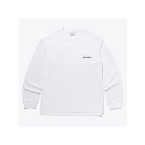 コロンビア Columbia ヤングストリートロングスリーブクルー トレッキング アウトドア 長袖Tシャツ メンズ WHITE PM0305-100