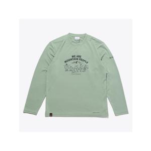 コロンビア Columbia リーディトレイルロングスリーブT シャツ トレッキング アウトドア 長袖Tシャツ メンズ LIGHT LICHEN PM0440-305
