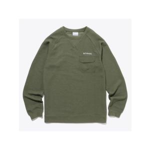 コロンビア Columbia スチュアートブラッシュロングスリーブクルー トレッキング アウトドア 長袖Tシャツ メンズ CYPRESS PM0722-316