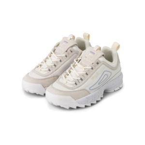 フィラ FILA ディスラプター2 グリーンフィリア シューズ カジュアル レディース BRIGHT WHITE/SNOW WHITE UFW22050-100
