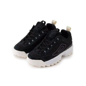 フィラ FILA ディスラプター2 グリーンフィリア シューズ カジュアル レディース BLACK/SNOW WHITE/SILVER WFW21016-130