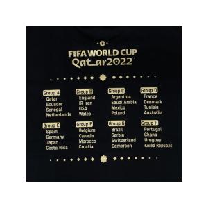 FIFA World Cup Qatar 2022 公式ライセンス商品 Tシャツ Mサイズ サッカー ワールドカップ M BLK MS22576