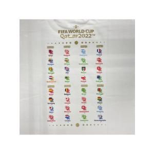 FIFA World Cup Qatar 2022 公式ライセンス商品TシャツSサイズ サッカー ワールドカップ S WHT MS22607