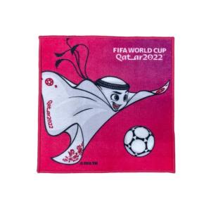 FIFA World Cup Qatar 2022 公式ライセンス商品ハンドタオル サッカー ワールドカップ RED MS22603