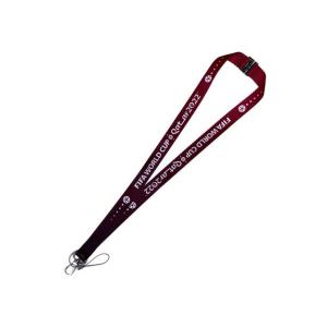 FIFA World Cup Qatar 2022 公式ライセンス商品ネックストラップ サッカー ワールドカップ RED MS22595