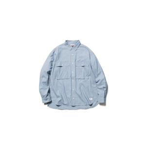 ナンガ NANGA TAKIBI CHAMBRAY FIELD SHIRT タキビシャンブレーフィールドシャツ トップス シャツ・ポロシャツ｜sportsauthority