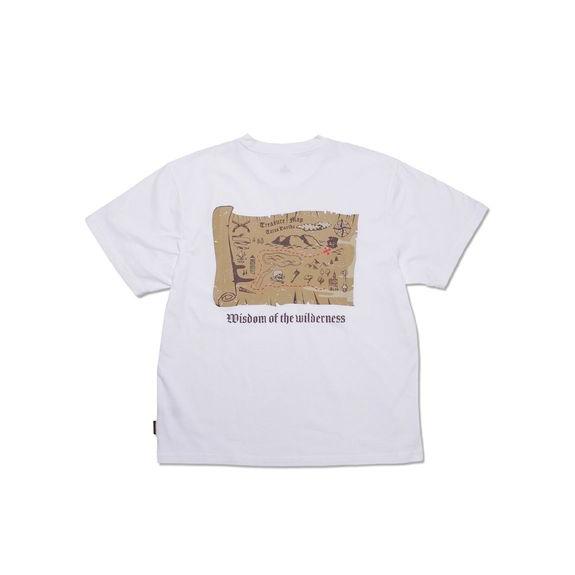 タラスブルバ TARAS BOULBA コットン天竺 プリントＴシャツ 海賊MAP トップス Tシャ...