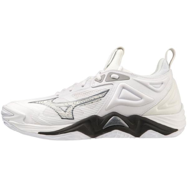 ミズノ MIZUNO WAVE MOMENTUM 3 バレーボール シューズ ローカット ホワイトx...