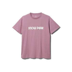 スノーピーク Snow Peak LAND STATION T SHIRT S PINK キャンプ用品 キャンピングアクセサリー PNK TS-23AU00302PK｜sportsauthority