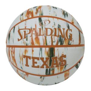 スポルディング SPALDING テキサス ロングホーンズ マーブル スポーツ・フィットネス バスケットボール ボール 7号ボール 7号球 BRN 84-915J｜sportsauthority