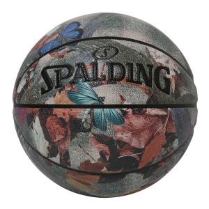 スポルディング SPALDING バタフライプレイド スポーツ・フィットネス バスケットボール ボール 7号ボール 7号球 GRN 77-804J｜sportsauthority