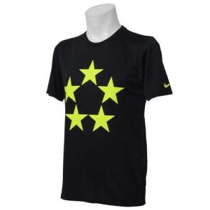 NIKE（ナイキ）メンズスポーツウェア 半袖機能Tシャツ DRI-FIT レジェンド スター Tシャツ 744568-010 メンズ ブラック