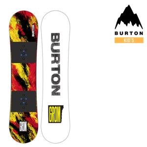 日本正規品 スノーボード 板 バートン グロム 23-24 BURTON KIDS' GROM Flat Top with Easy Bevel フラット キッズ YOUTH 子供 スノボー｜sportsbomber