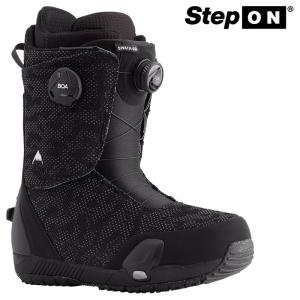 日本正規品 スノーボード バートン ステップオン ブーツ スワス 23-24 BURTON MEN'S SWATH STEP ON Black メンズ 男性 BOAフィットシステム 2024 スノボー｜sportsbomber