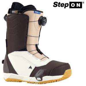 日本正規品 スノーボード バートン ステップオン ブーツ ルーラー 23-24 BURTON MEN'S RULER STEP ON Brown/Sand メンズ BOAフィットシステム 2024 スノボー｜sportsbomber