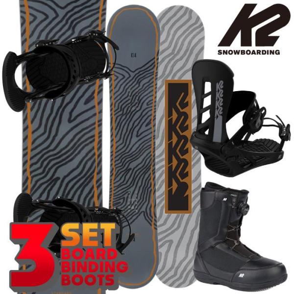 ケーツー スノーボード - ビンディング - ブーツ 3点セット 23-24 K2 STANDARD...