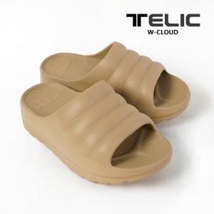 テリック サンダル TELIC W-CLOUD SANDAL Camel キャメル ダブルクラウド リカバリー サンダル スリッパ シャワーサンダル 健康サンダル 日本正規品｜sportsbomber