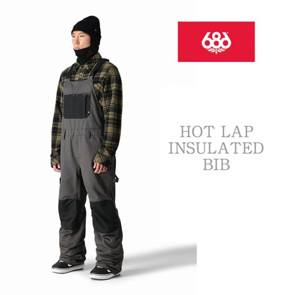 スノーボード ウェア ビブパンツ シックスエイトシックス 686 HOT LAP INSULATED...