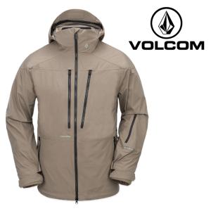 ボルコム スノーボード ウェア ジャケット VOLCOM MENS GUCH STRETCH GORE JACKET Chestnut Brown ゴアテックス メンズ 24-25 日本正規品｜sports bomber