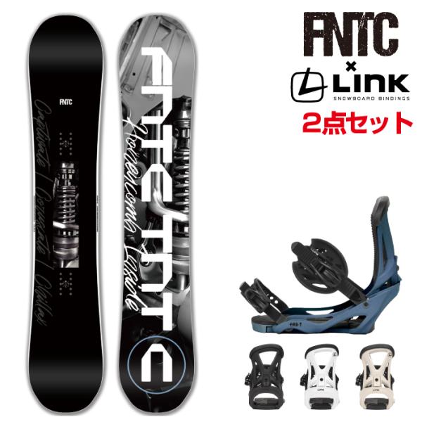 日本正規品 スノーボード ビンディング 2点セット エフエヌティーシー FNTC TNT C Bla...