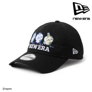 日本正規品 ニューエラ NEW ERA 9TWENTY ロングバイザー ちいかわ / ちいかわ・ハチワレ・うさぎ ブラック | ゴルフ 14864489 キャップ 帽子