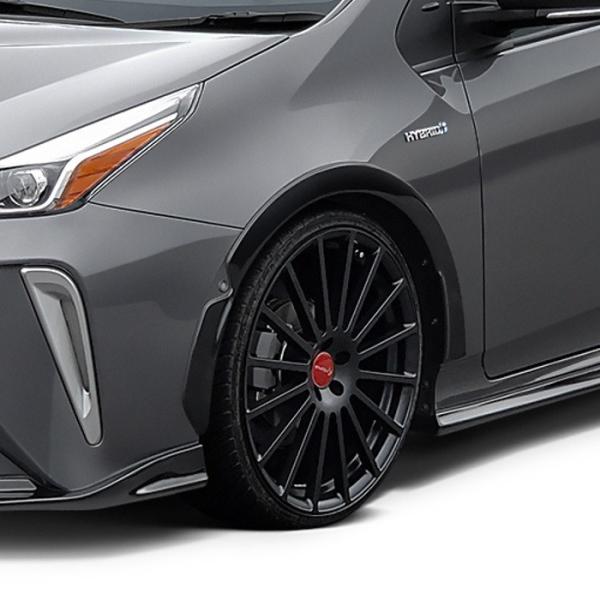 50PRIUS SpeedStyle フェンダートリム ソリッドブラック塗装品　　トヨタ プリウス ...