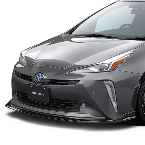 50PRIUS SpeedStyle フロントスポイラーソリッドブラック塗装品　　トヨタ プリウス ...