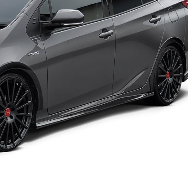 50PRIUS SpeedStyle サイドスカート ソリッドブラック塗装品　　トヨタ プリウス Z...