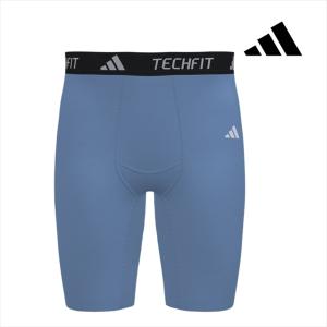 アディダス Techfit 25 タイツ メンズ ライトブルー