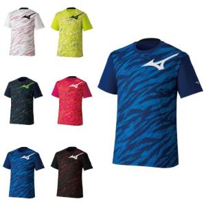 【メール便配送のみ送料無料】mizuno ミズノ テニスウエア 『 RB昇華プリント　Tシャツ 』＜62JA1Z14＞｜sportsinfinity