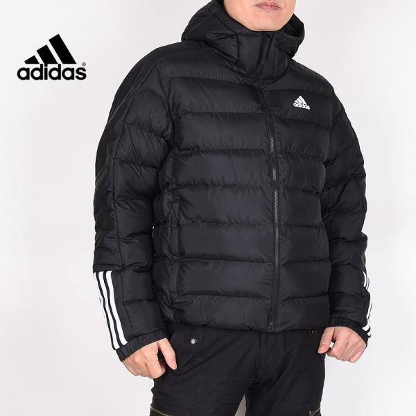 アディダス adidas メンズ アウター ロゴ ファッション ウエア M ITAV フーデッドパデ...