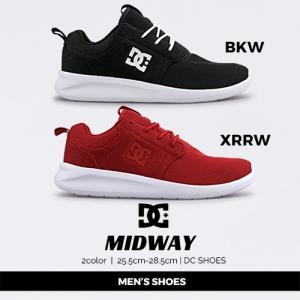 ディーシーシューズ dc  メンズ スニーカー スケートシューズ スケシュー MIDWAY DM181042-BKW/XRRW｜sportsivy