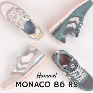 ヒュンメル hummel スニーカー レディース カジュアル シューズ ファッション MONACO 86 RS HM218420 6607 9203 白｜sportsivy