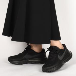 ナイキ レディース スニーカー ランニング シューズ nike スポーツ ジム 靴 運動 カジュアル ファッション ウィメンズ レボリューション 8 ワイド HQ1995 003 黒