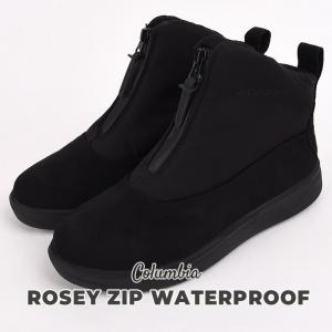 コロンビア columbia ブーツ レディース シューズ 靴 アウトドア ウィンター ロージー ジップ ウォータープルーフ YL9828 010 黒
