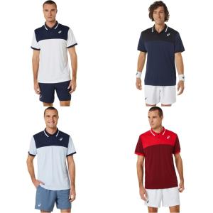 アシックス asics テニスウェア メンズ COURT POLO SHIRT 2041A256 2023SS｜sportsjapan