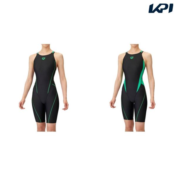 アリーナ ARENA 水泳水着 レディース   レーシングワンピーススパッツ オープンバック・ハーフ...